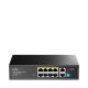 4. Switch CUDY FS1010PG, 8-Port 10/100 Mbit/s PoE+ 120 W, 2x GbE-Uplink