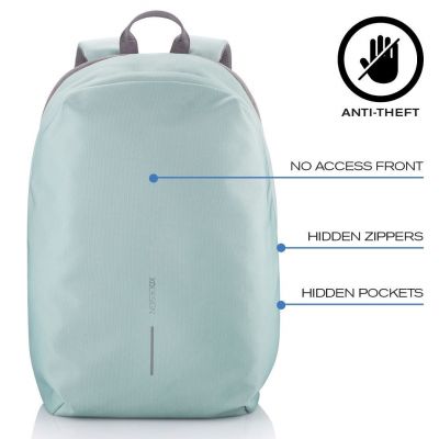 3. XD DESIGN ANTI-DIEBSTAHL-RUCKSACK BOBBY SOFT GRÜN P/N: P705.797
