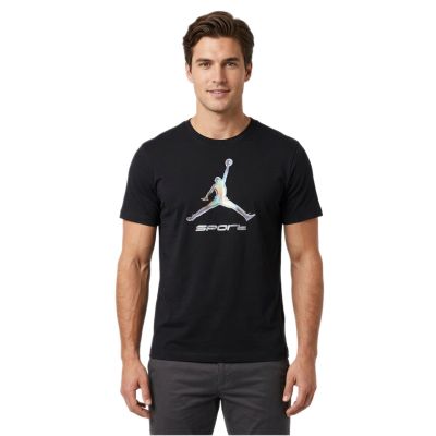 4. Air Jordan Sport Herren Dri-FIT T-Shirt Schwarz - HQ7984-010