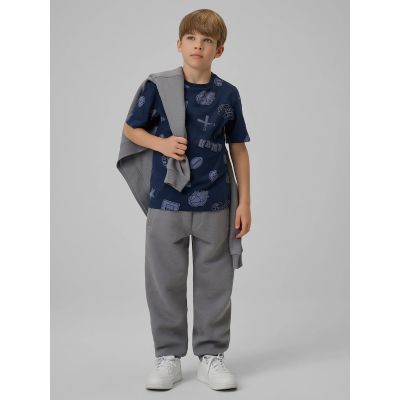 6. Normales bedrucktes Jungen-T-Shirt 4F 4FJRSS26TTSHM3466-31A