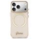 3. Guess IML Script Metal MagSafe Hülle für iPhone 17 Pro – Pink