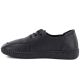 7. Jezzi JH01-1 bequeme schwarze Damen-Lederschuhe