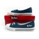 10. Lee Cooper Damenschuhe, sportliche blaue Slip-On-Ballerinas