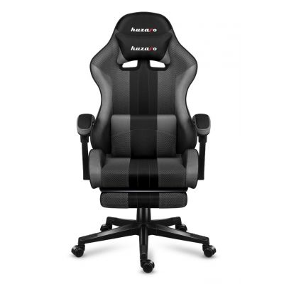 2. Huzaro Force 4.7 Gaming-Stuhl aus grauem Netzgewebe