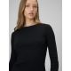 5. Damen Langarm-Strickpullover mit schmaler Rippstrickbündchen, Größe 4F 4FRAW25TLONF656-20S