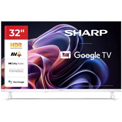 2. Sharp LC-32HF2265EW 81,3 cm (32 Zoll) HD Smart-TV mit WLAN, Weiß