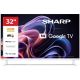 2. Sharp LC-32HF2265EW 81,3 cm (32 Zoll) HD Smart-TV mit WLAN, Weiß