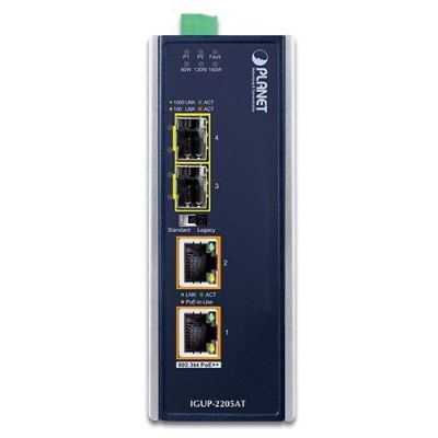 2. PLANET IGUP-2205AT Netzwerk-Konverter 1000 Mbit/s Multifunktional, Einzeln Blau