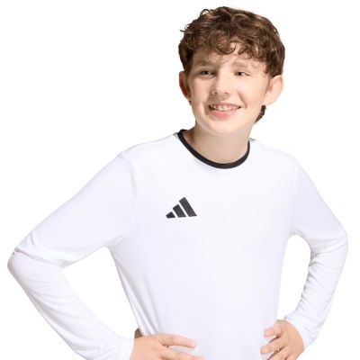 5. adidas Entrada 26 Long Sleeve Jersey Kindertrikot, weiß, KF5874