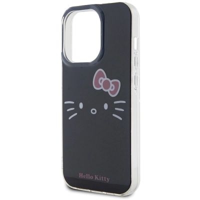 6. Hello Kitty IML Kitty Face Hülle für iPhone 14 Pro – Schwarz