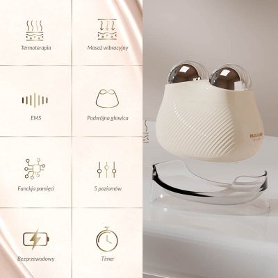 6. Neno Beauty Naya Gesichtsmassagegerät mit EMS-Technologie und Wärmetherapiefunktion