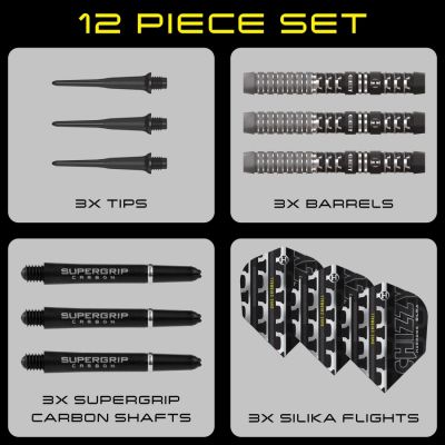 4. Harrows Chizzy Series 4 Darts 90% Softip