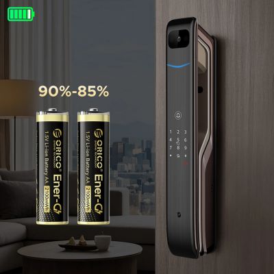 6. Orico Ener-G EG5C Lithium-Batterie 1,5 V 2100 mWh AA USB-C wiederaufladbare Batterie 4 Stück.