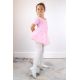 8. Jr Nazo Leder Tanzballettschuhe mit Gummibändern Weiß