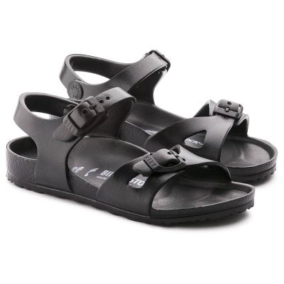 Birkenstock RIO KIDS EVA Black schmale Kindersandalen (0126113)