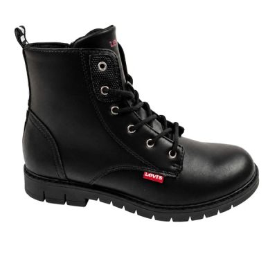 Levi's Mädchen-Ankle-Boots Pasadene SE, schwarz, mit Reißverschluss