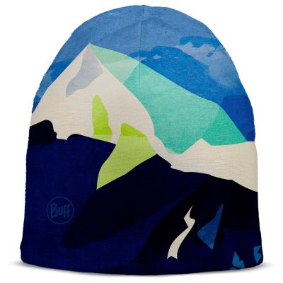Kinder-Mütze BUFF POLAR ECOSTRETCH BEANIE OMASI COBALT One Size
