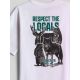 7. Normales bedrucktes Jungen-T-Shirt 4F 4FJKAW26TTSHM4457-10S