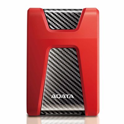 Externe Festplatte ADATA HD650 (2 TB; 2,5"; USB 3.2; rot)