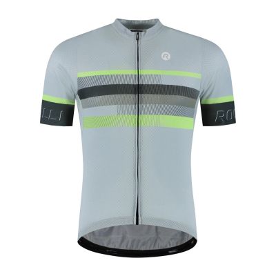 Rogelli HERO II Radtrikot grau-lime M