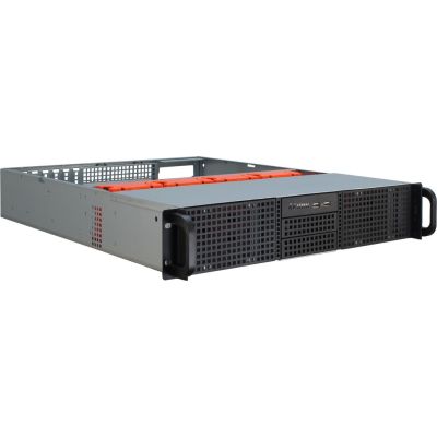 2. Inter-Tech 2U-20255 Rack Schwarz, Edelstahl