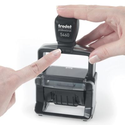 2. Trodat 5253 Typomatic Selbstfärbender Stempel aus Stahl