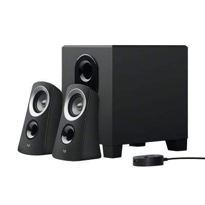 3. Logitech 980-000413 Computerlautsprecher-Set (2.1; schwarz)