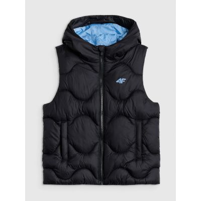 7. Kapuzenweste für Mädchen 4F 4FJRSS26TVJAF355-20S