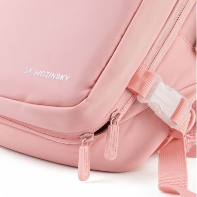 2. Wozinsky City Break WPC-P1 Rucksack mit USB-Anschluss – rosa