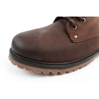 6. Wrangler Yuma Herrenstiefel Chelsea Boots Elegantes Leder Dunkelbraun