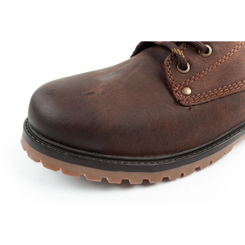 6. Wrangler Yuma Herrenstiefel Chelsea Boots Elegantes Leder Dunkelbraun