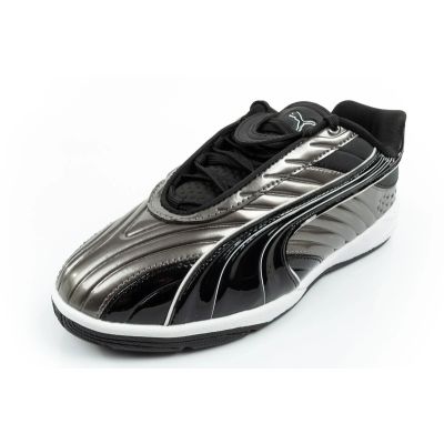 3. Puma V-S2 Goalgetter Kinder-Sneaker, modische Sportschuhe, silber
