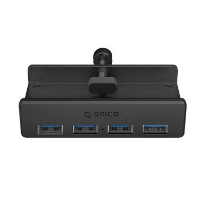 3. Orico MH4PU Hub Klemmmontage 4x USB-A 3.0 - Schwarz