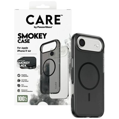 4. CARE by PanzerGlass Flagship Urban Explorer mit schwarzem MagSafe Case für iPhone Air – Schwarz