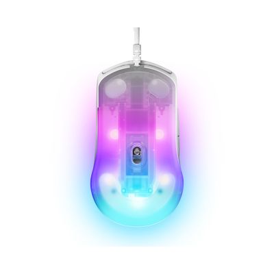 4. STEELSERIES Rival 3 Gen 2 Maus – Weiß