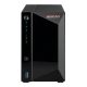 NAS Asustor AS3302T v2; Turm; 2x (3,5-Zoll-SATA-Festplatte/2,5-Zoll-SSD); Realtek RTD1619B, 2 GB DDR4, 1x 2,5 GbE, 3x USB 3.2