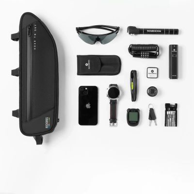 4. Rockbros TL003 ROAD TO SKY 2L Rahmentasche, wasserdicht – Schwarz