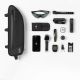 4. Rockbros TL003 ROAD TO SKY 2L Rahmentasche, wasserdicht – Schwarz
