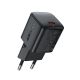 Acefast A117 GaN PD 20W USB-C Wandladegerät - Schwarz
