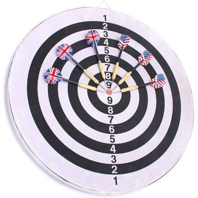 7. DART DELUXE 45CM UND 6 DARTS