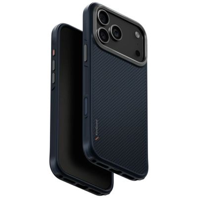 Uniq Keva Hülle für iPhone 17 Pro Max Magclick Charging - Blau