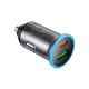 2. Acefast B15 65W USB-A + USB-C Kfz-Ladegerät – Grau