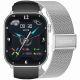 GRAVITY GT28-9 Damen-Smartwatch-Armband + Armband Schwarz Silber