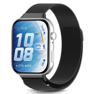 8. Tech-Protect MilaneseBand-Armband für Huawei Watch Fit 3 – Schwarz