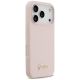 4. Guess Silicone Script Metal Logo MagSafe Case für iPhone 17 Pro - Pink