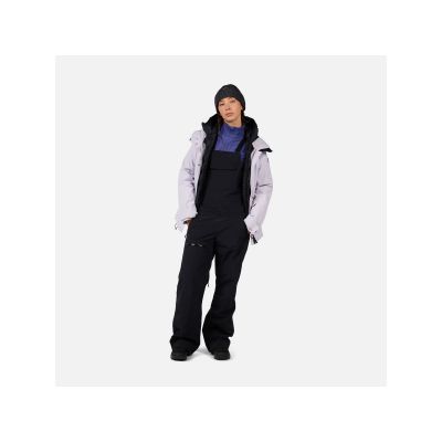 2. ROSSIGNOL W Outerlimits Isolierte Latzhose für Damen, Schwarz