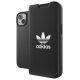 8. Adidas OR Booklet Case BASIC iPhone 14 6,1" schwarz/schwarz weiß 50181