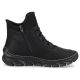 43. Gefütterte schwarze Damen-Ankle-Boots Rieker 55069-00
