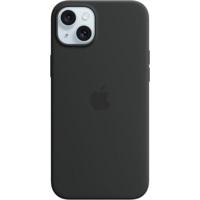 2. Apple Silikonhülle mit MagSafe, Schwarz, für Apple iPhone 15 Plus, MT103ZM/A