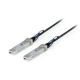2. LevelOne DAC-0103 InfiniBand/Glasfaserkabel 3 m SFP+ Schwarz, Edelstahl